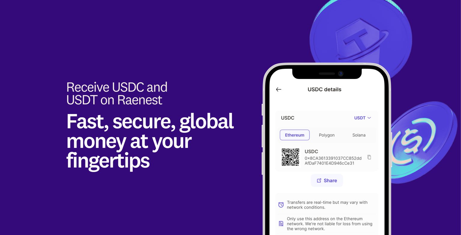 Raenest launches Stablecoin Vault with up to 7% APY on USDC and USDT
